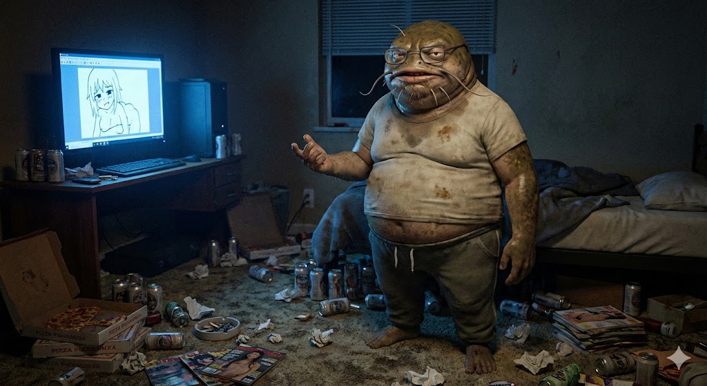 I uploaded every post ever made by catfish to AI and asked it to generate me a picture of what he would look like in real life