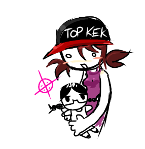 keksandra is playing with her girlfren fumo