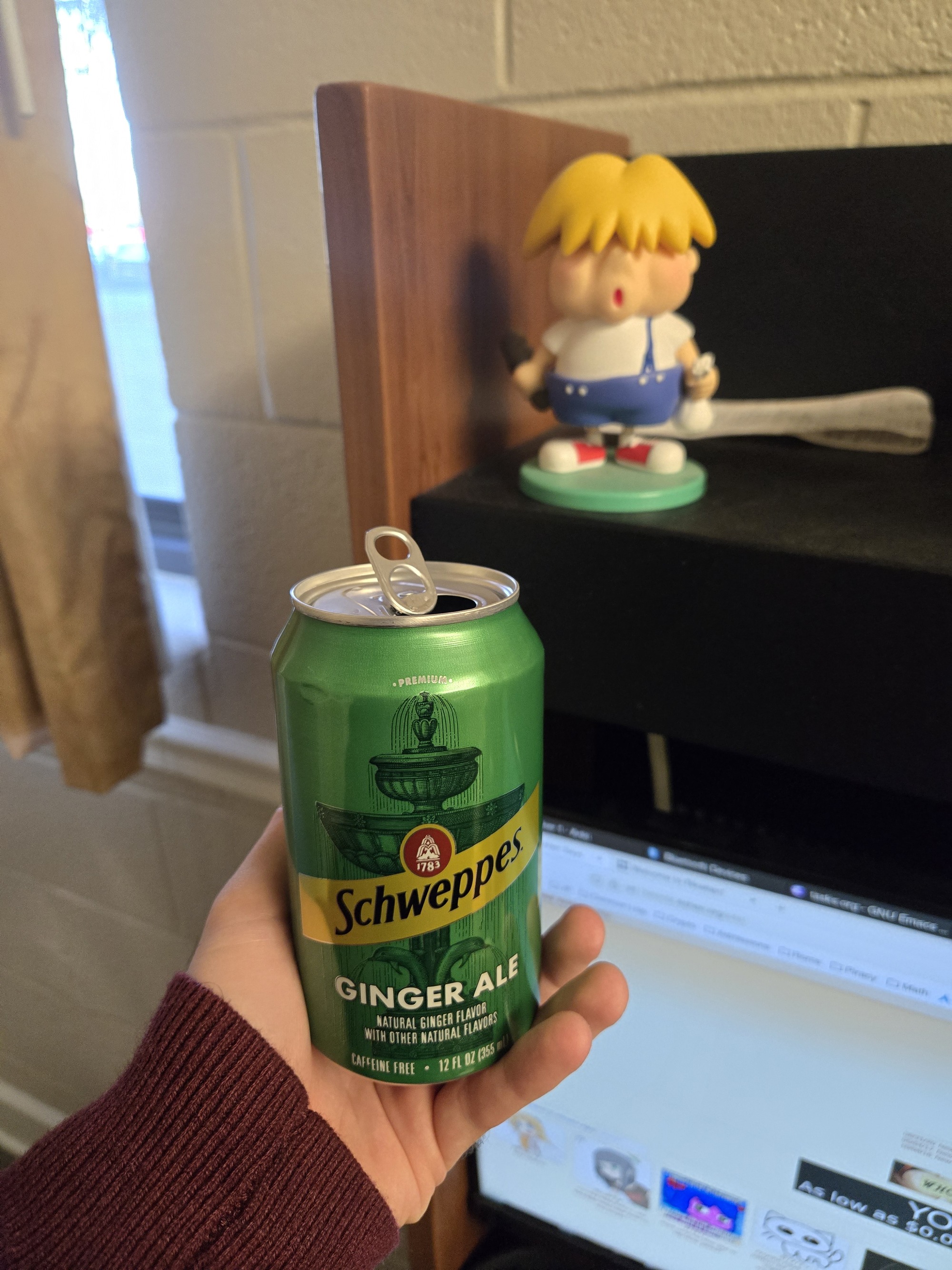 today we try schweppes