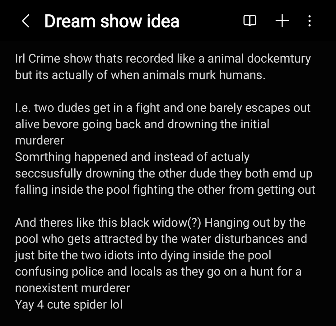 Was going through my notes and found this that i wrote a year ago half awake