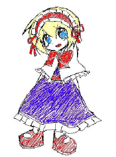 agh i really like alice but i feel like shes the weakest girl besides youmu