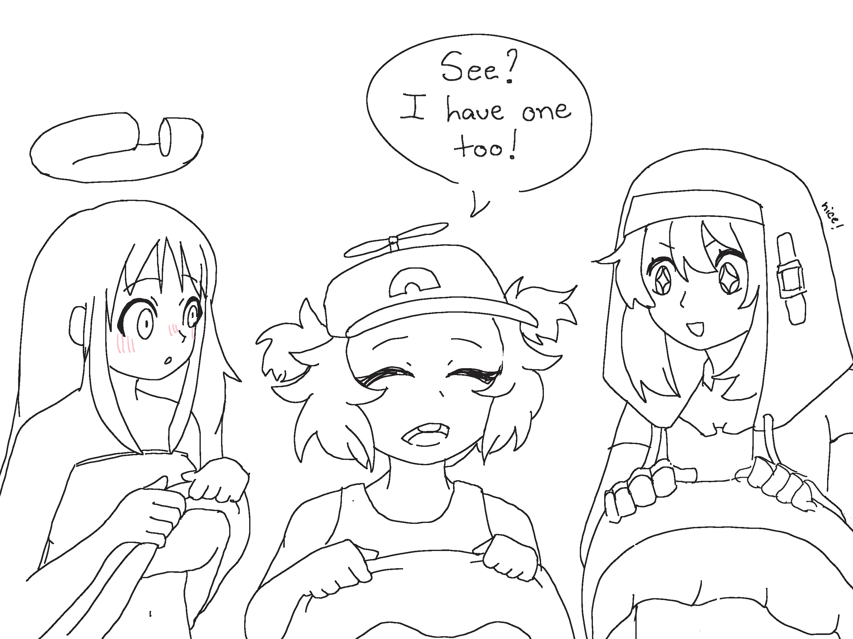 keksandra showing her futa penis to crimvael and bridget :^)