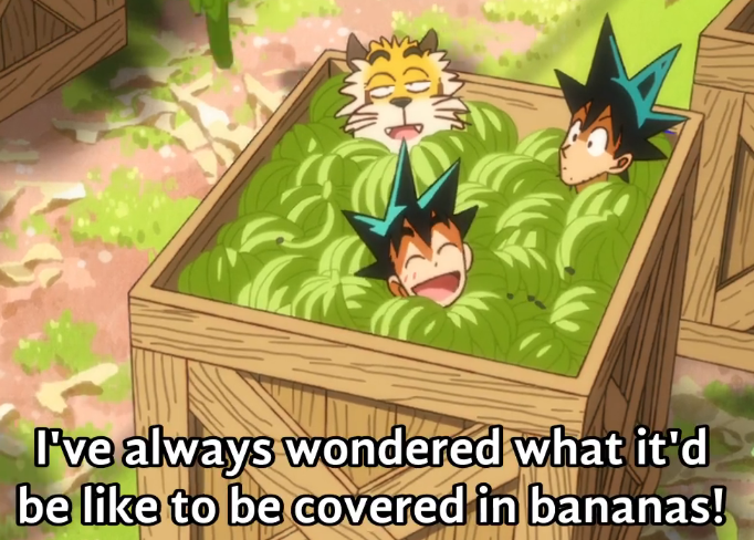 Have you ever been covered in bananas?