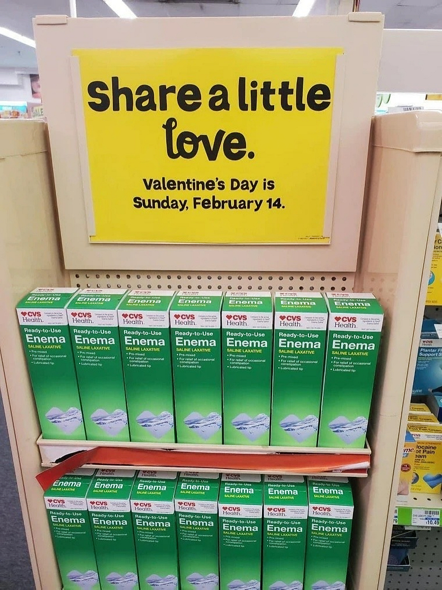 Don't forget to buy something for your Valentine