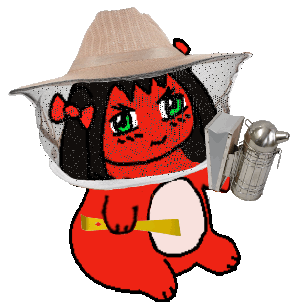 Okay, stoopid bees. Go ahead and buzz around esfores. I'm going to you're hive to steal you're honey.