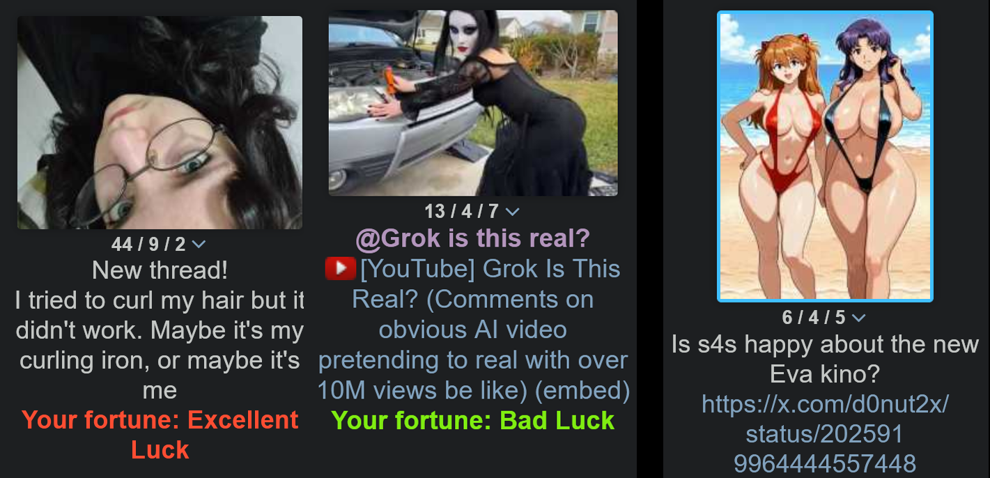 Lots of AI girls on the log lately.