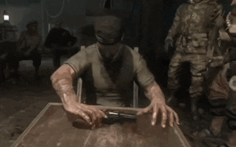 Oh no. We've been captured by the Vietcong.