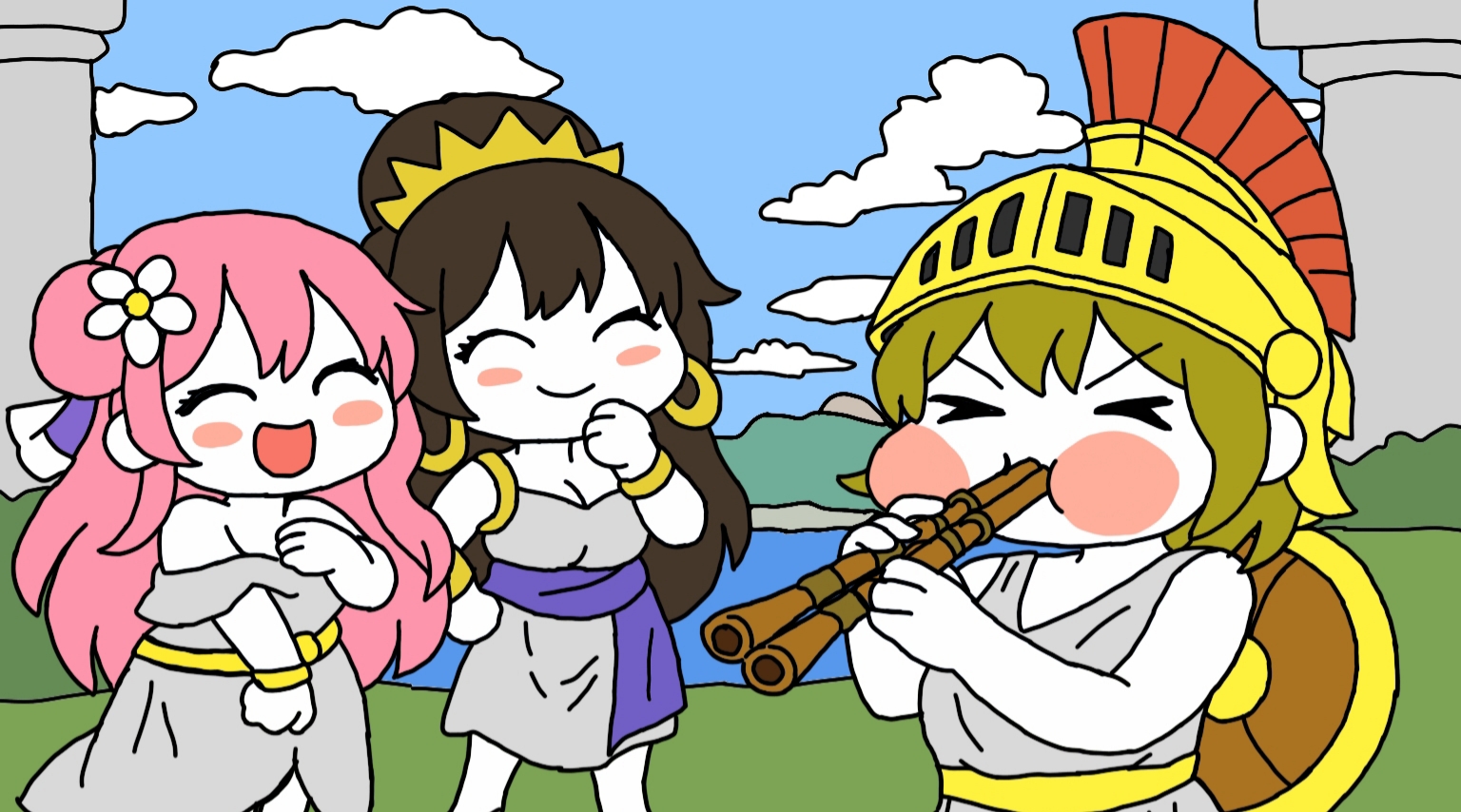 >I first enabled the long flute to produce notes through spaced holes in perforated boxwood. The sound pleased; but the limpid waters reflected my face, and I glimpsed puffed virgin cheeks. ‘Art is not worth this to me; farewell, my flute,’ I said. The bank receives my cast-off on its turf.