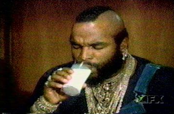 just wanted to share this picture of Mr T drinking melk