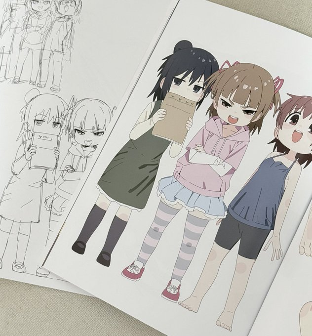 one big set of three