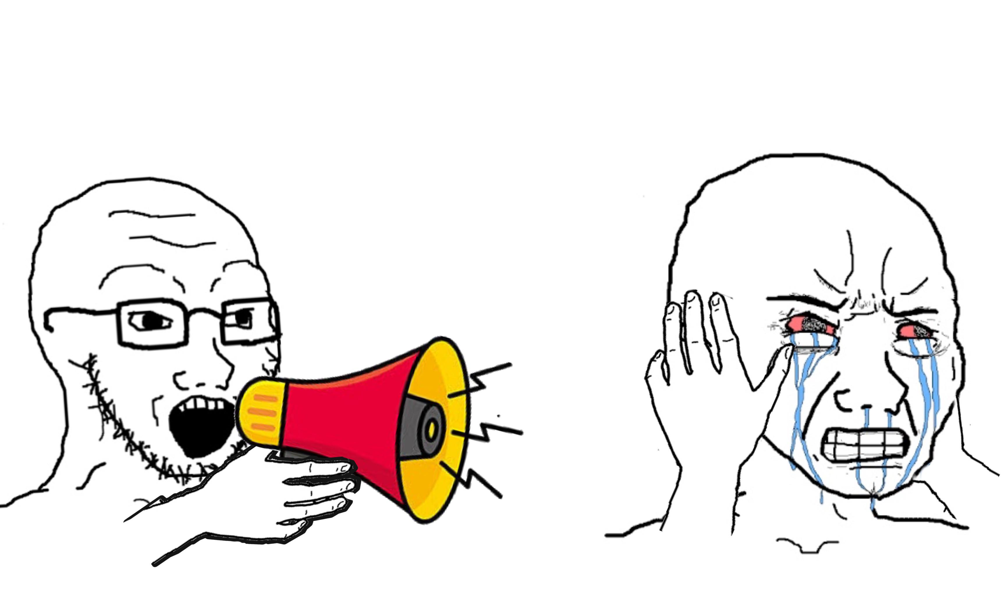 Kiss my butt and suck on my balls