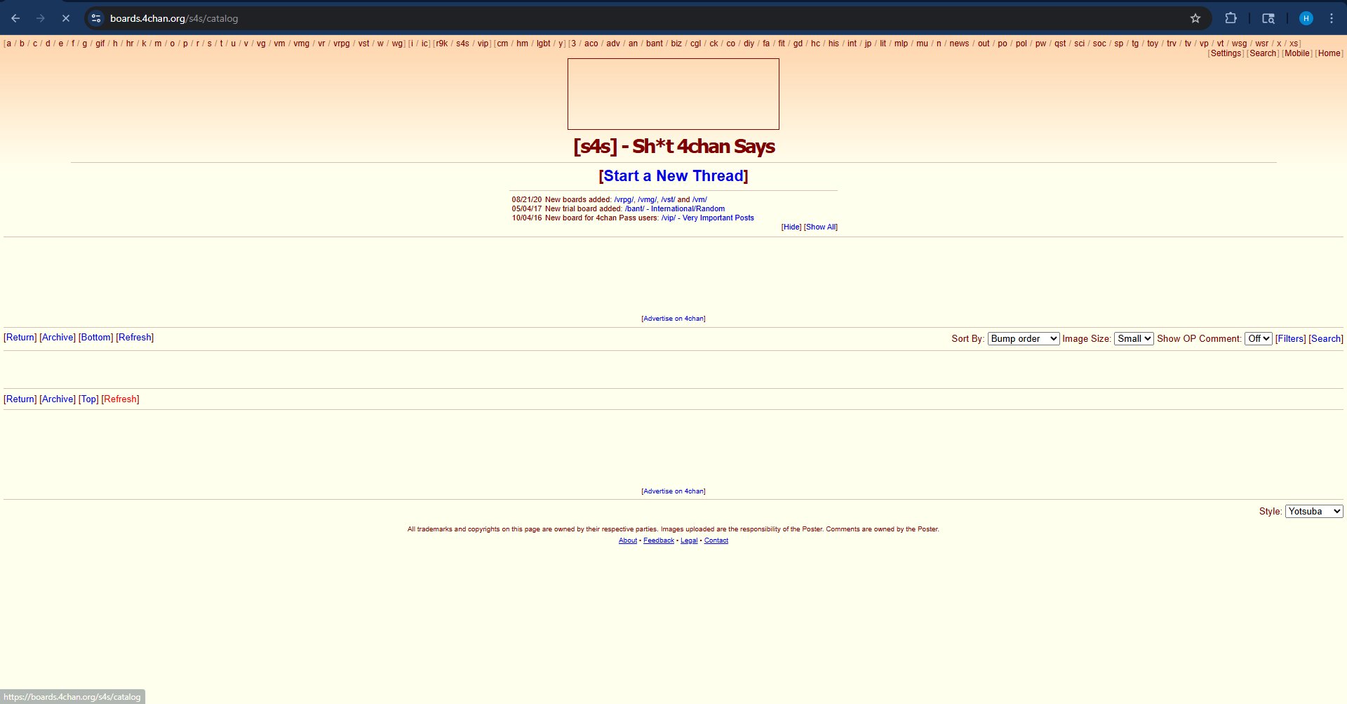 Is 4chan not loading properly? The catalog and threads are super slow, and images load into a separate window when you click the thumbnail