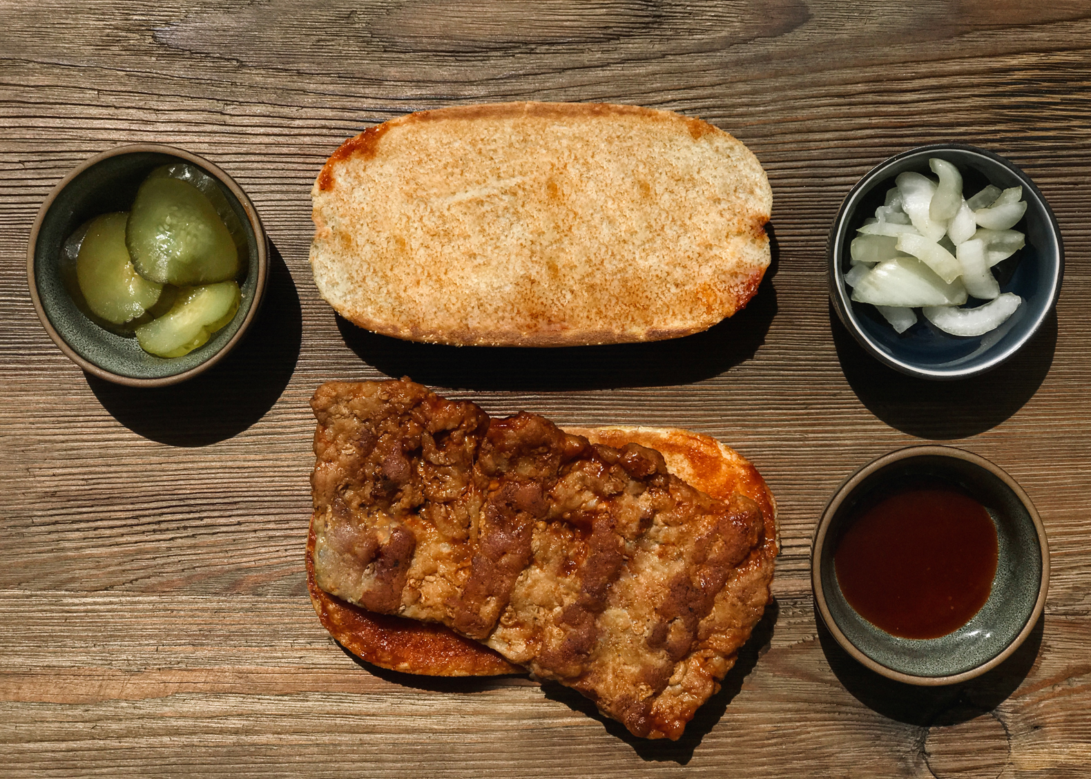 deconstructed Mc Rib!!!!