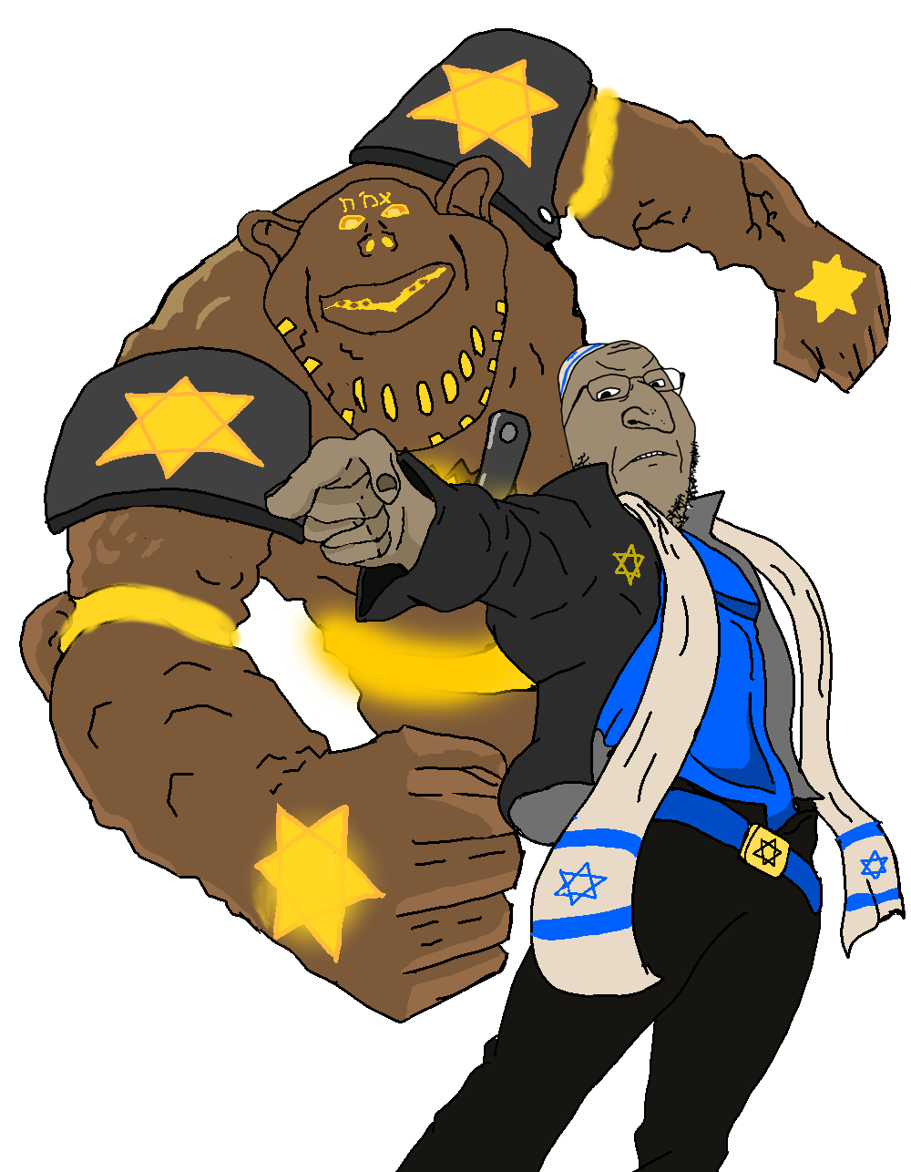 Oy vey! There is the goy, go get 'em!