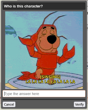 Lobster Scrappy Doo is a meme.