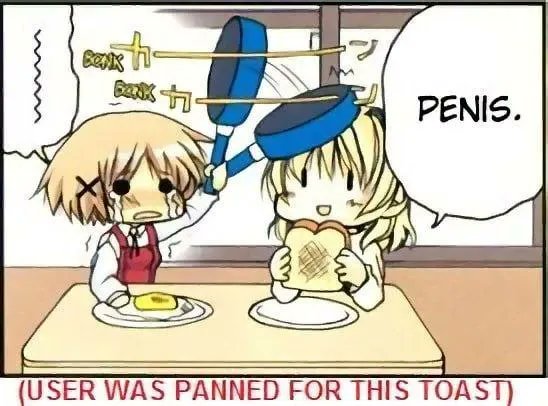 (USER WAS PANNED FOR THIS TOAST)