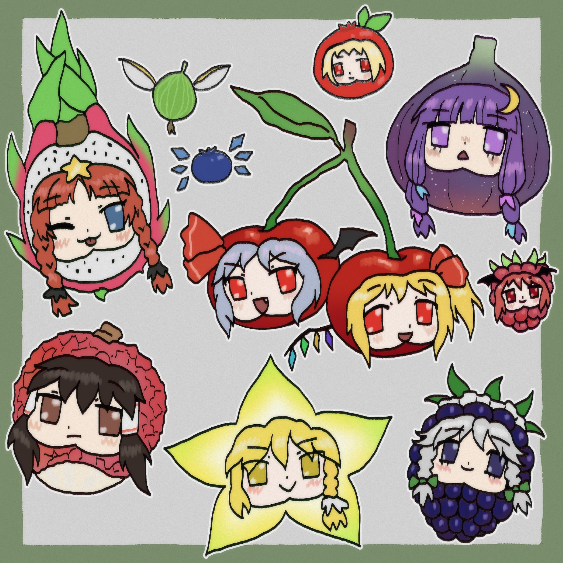 touhou when they fruit