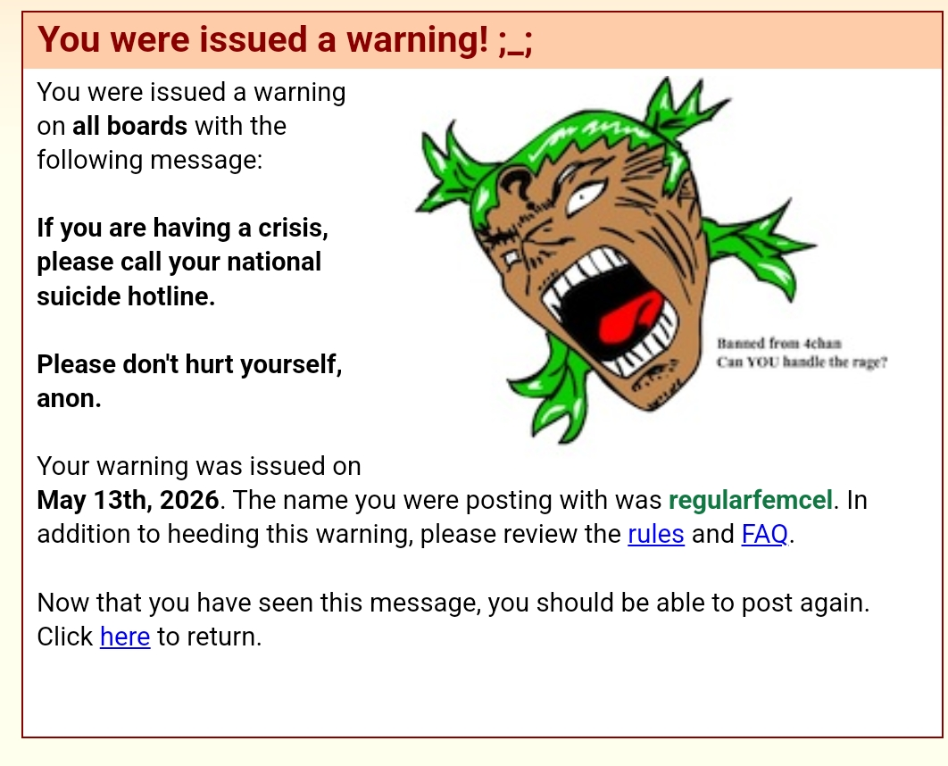 Lole 4cban should really add this new rule on the site