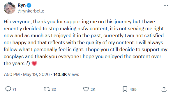It's over, Rynkerbros.