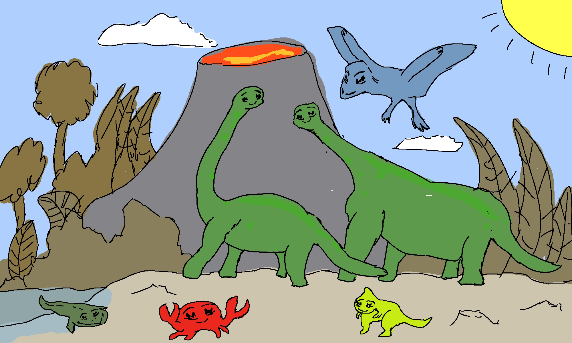 the universe loves dinosaurs because it made them first
