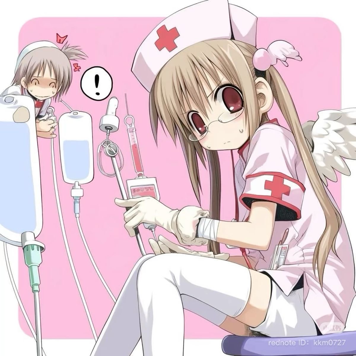 Be patience, patient! it’s just a little prick for your health! hmph