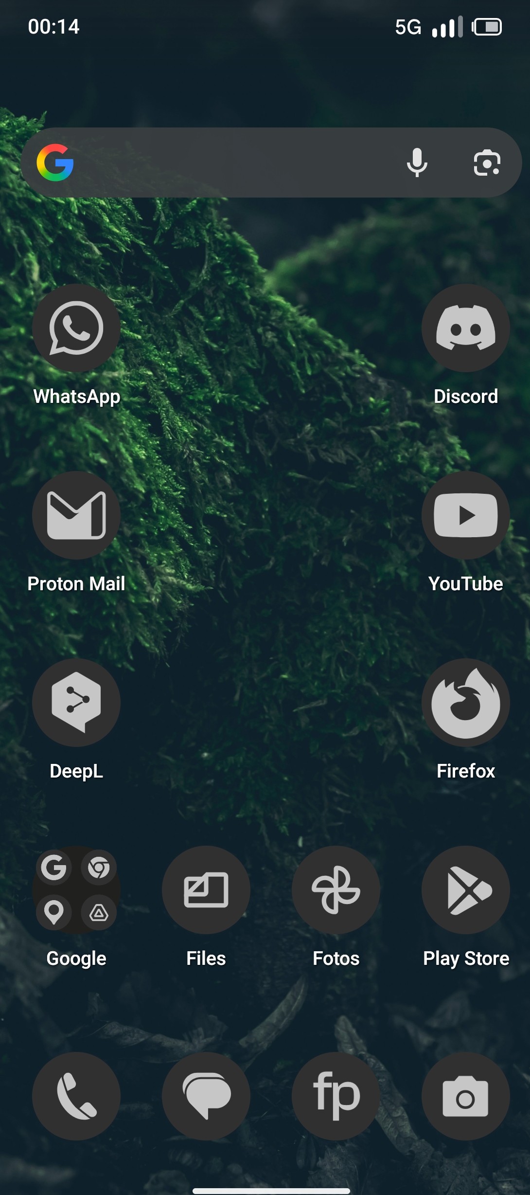 what does your phone screen look like mine looks like this