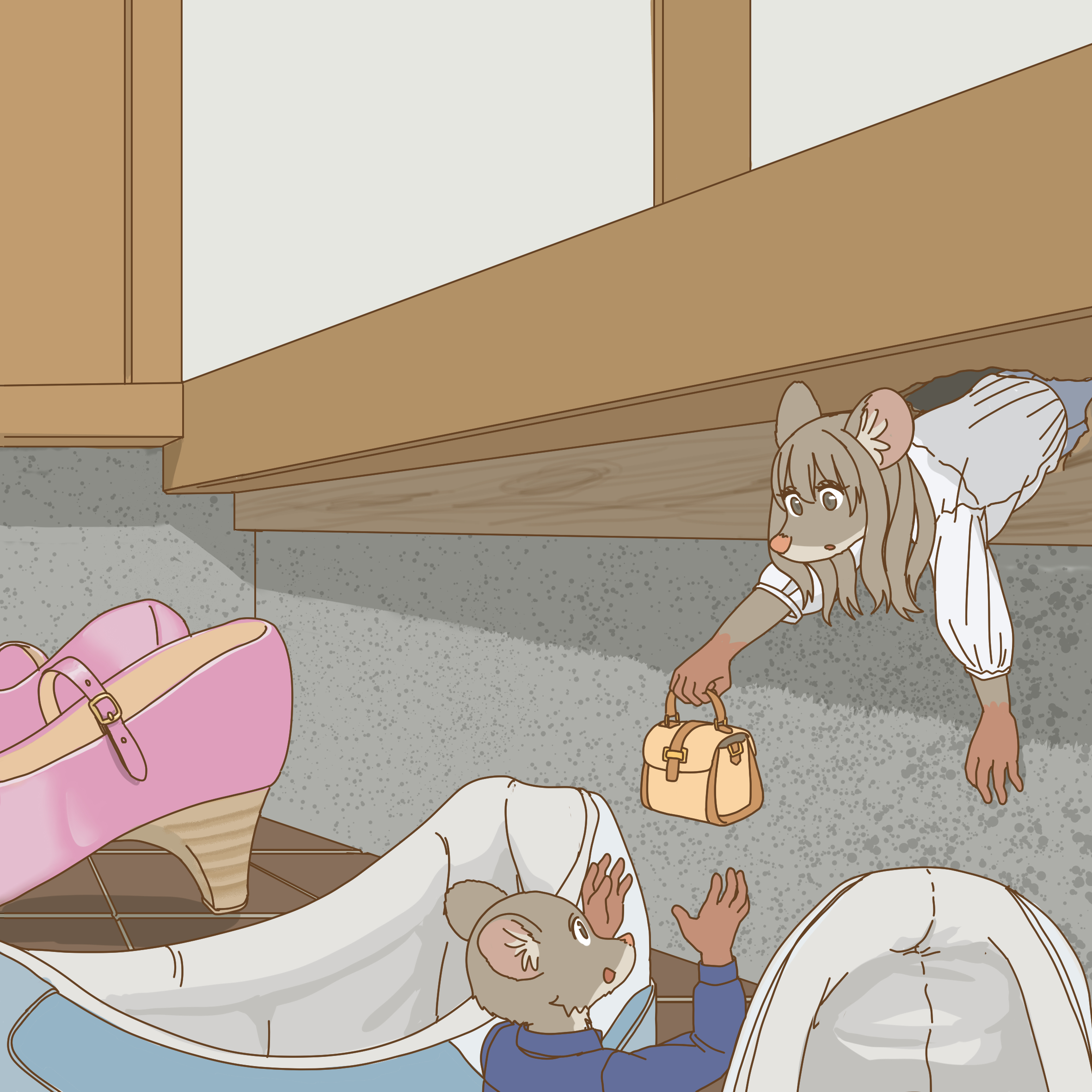 the rats' front door