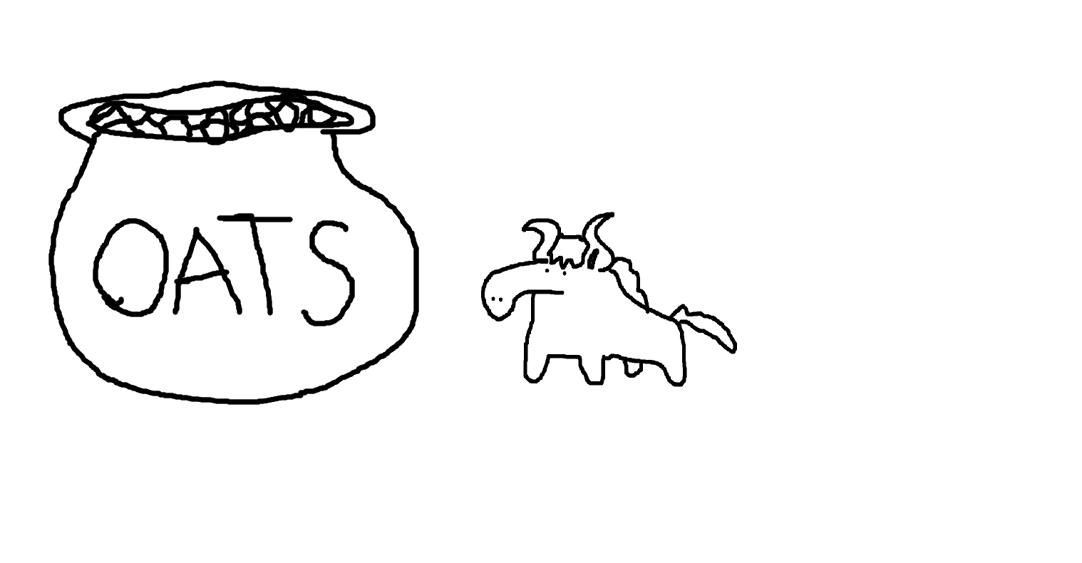 ITT: Cloppy has a large bag of Oats