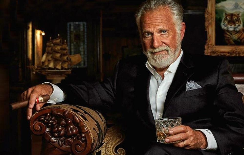 he is the least interesting man in the world