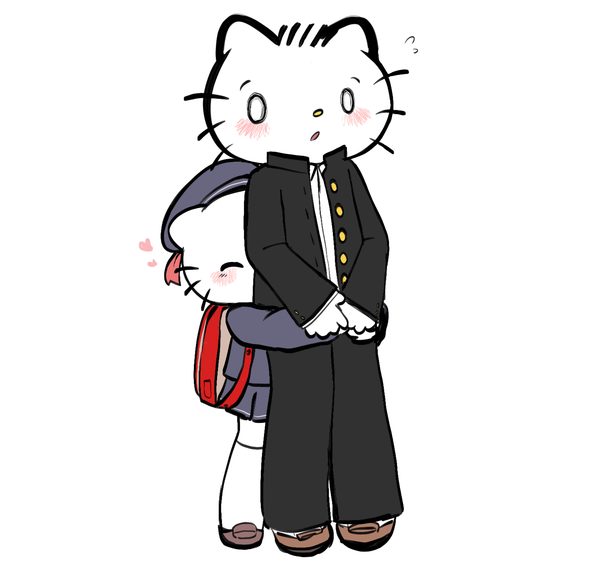 Hello Kitty and her canon boyfriend Dear Daniel!!