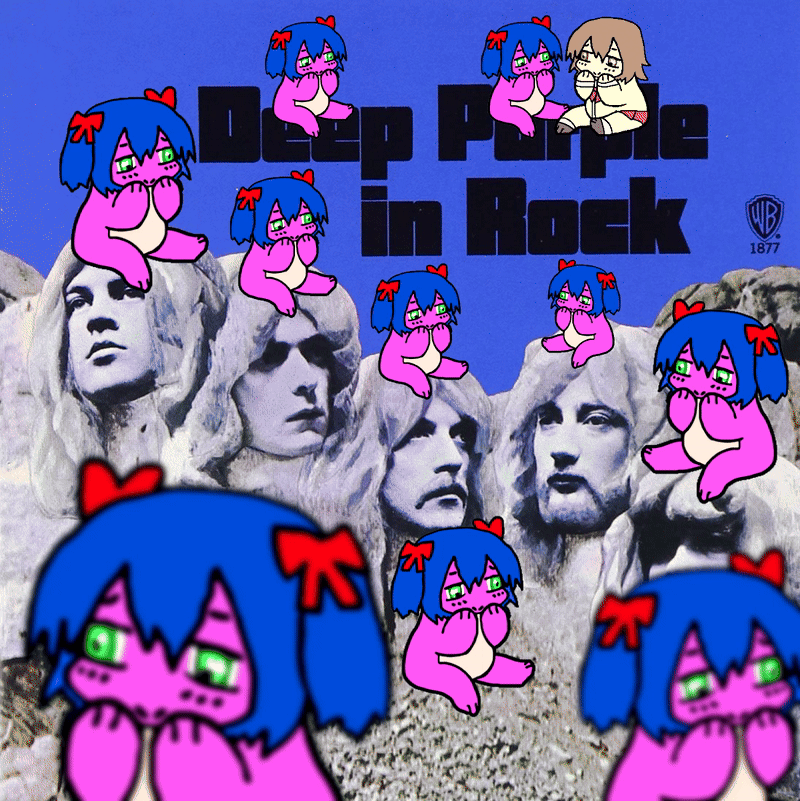 oh no! bury pink has taken over deep purple!! D: