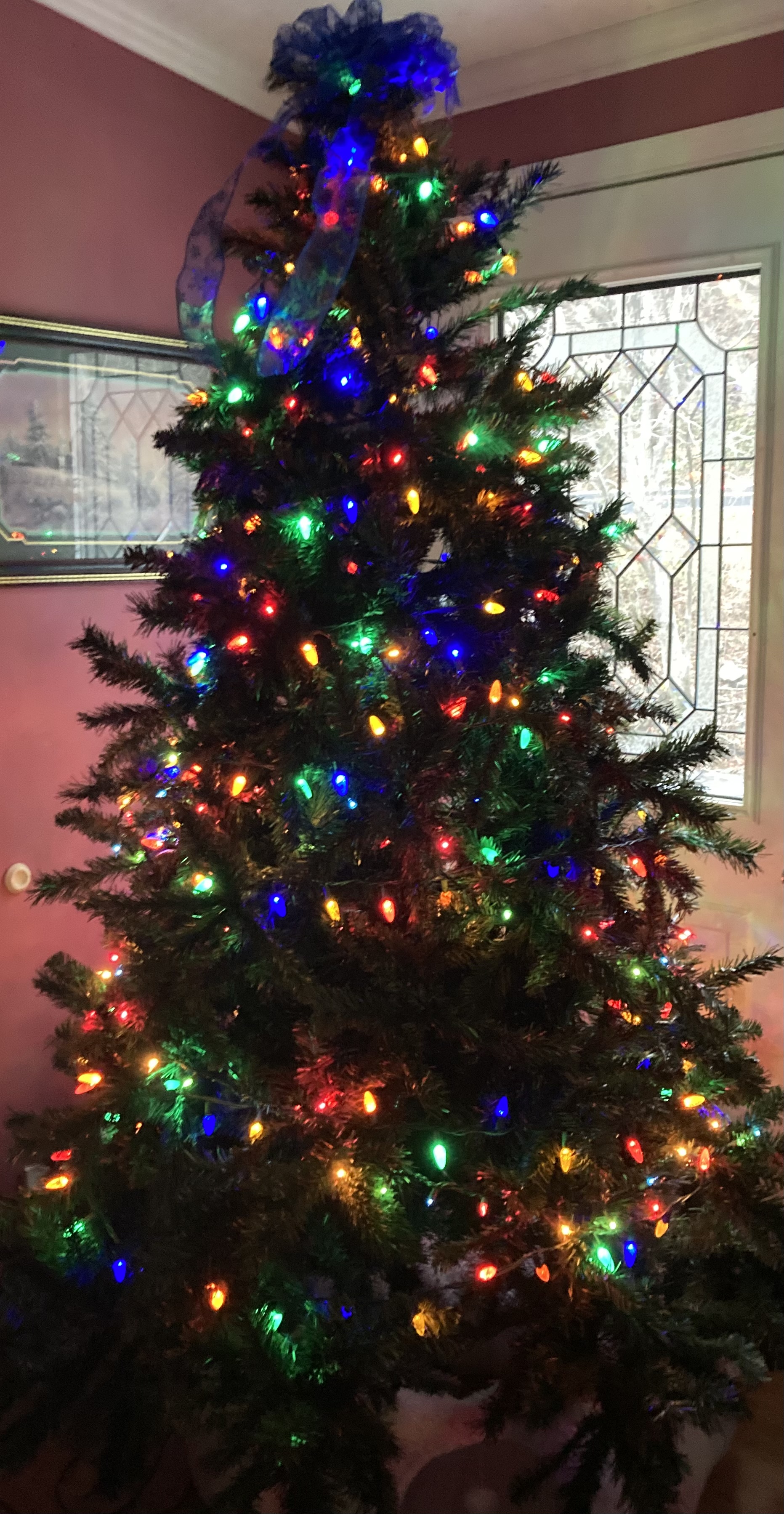 I didn’t put the ornaments on yet :^)