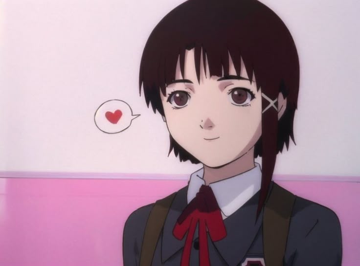 I'm watching serial experiment lain it's so friggin desu cool