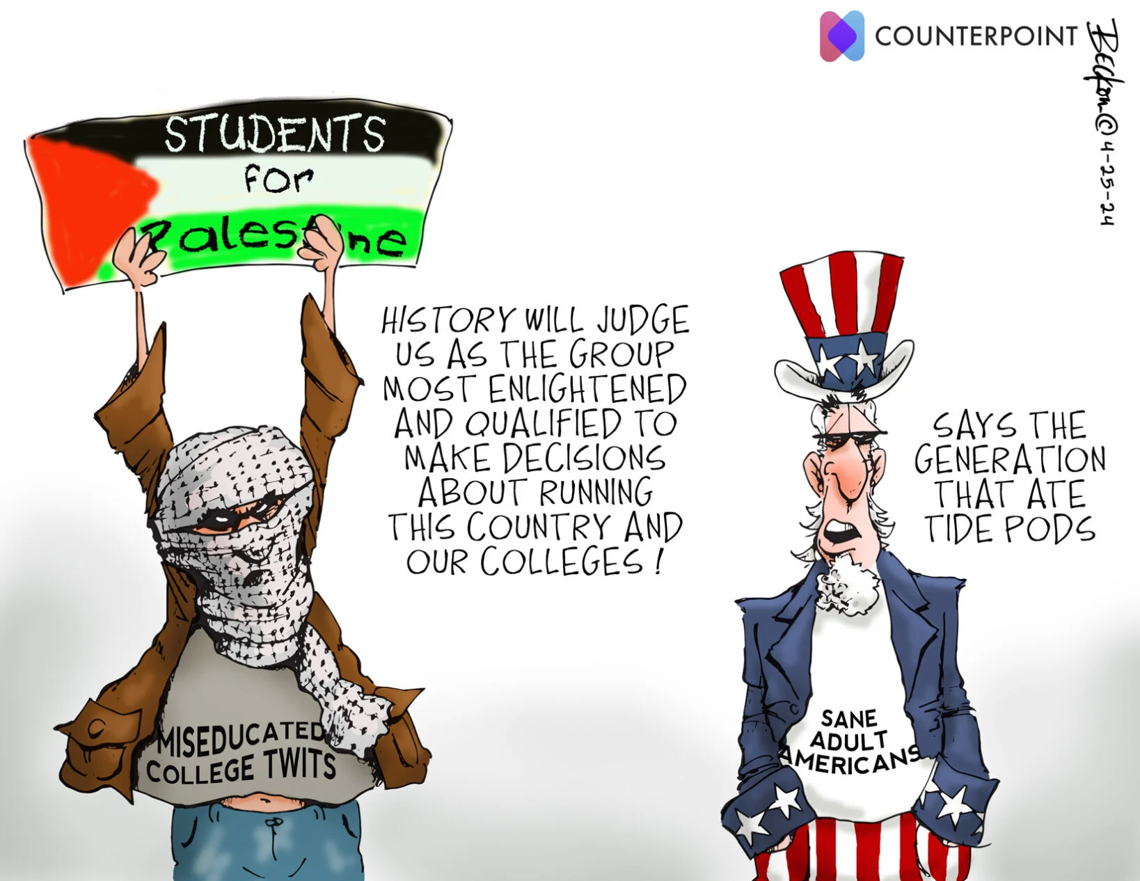 You have ten seconds to be as boomer as possible.