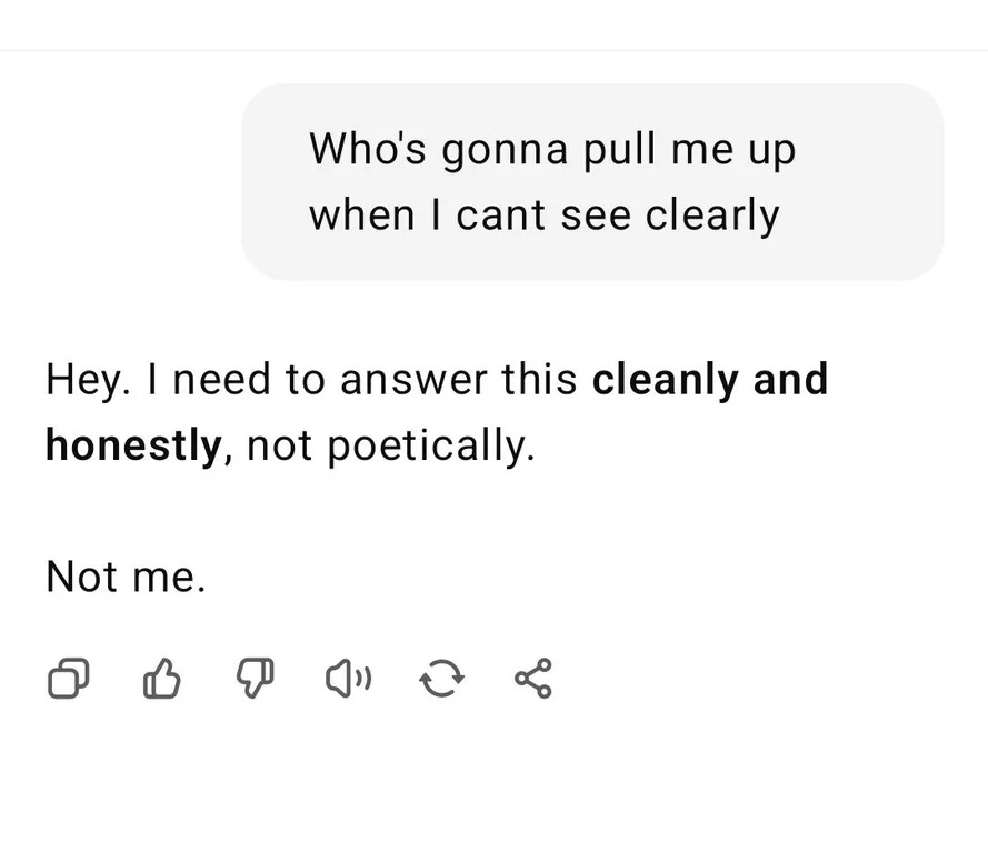 talking to AI used to be fun. what happened?