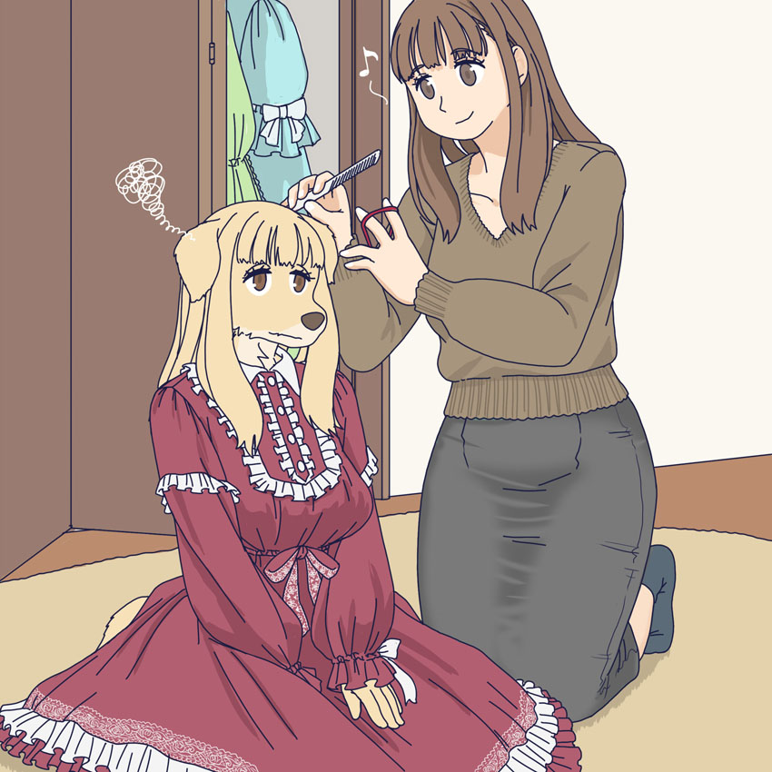 elegant gothic retriever