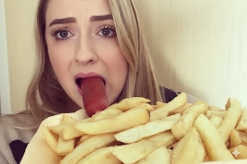 This girl steals your sausage.