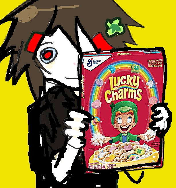 So, cereal with milk and colorful shapes really does bring you luck?