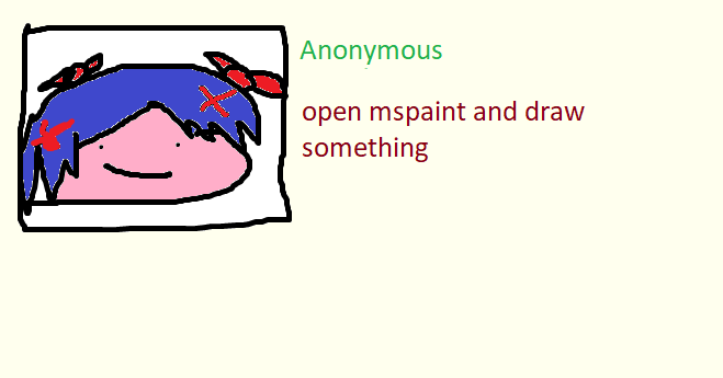 open mspaint and draw something