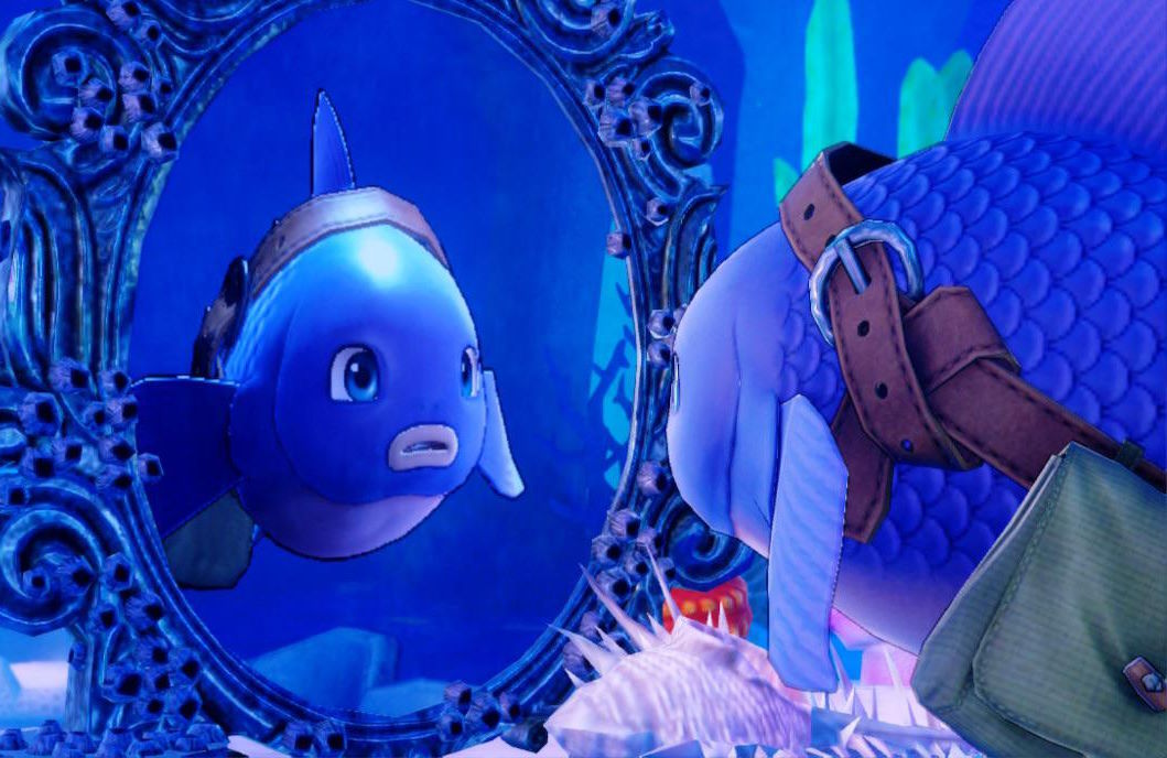 i just woke up and i turned into a fish!