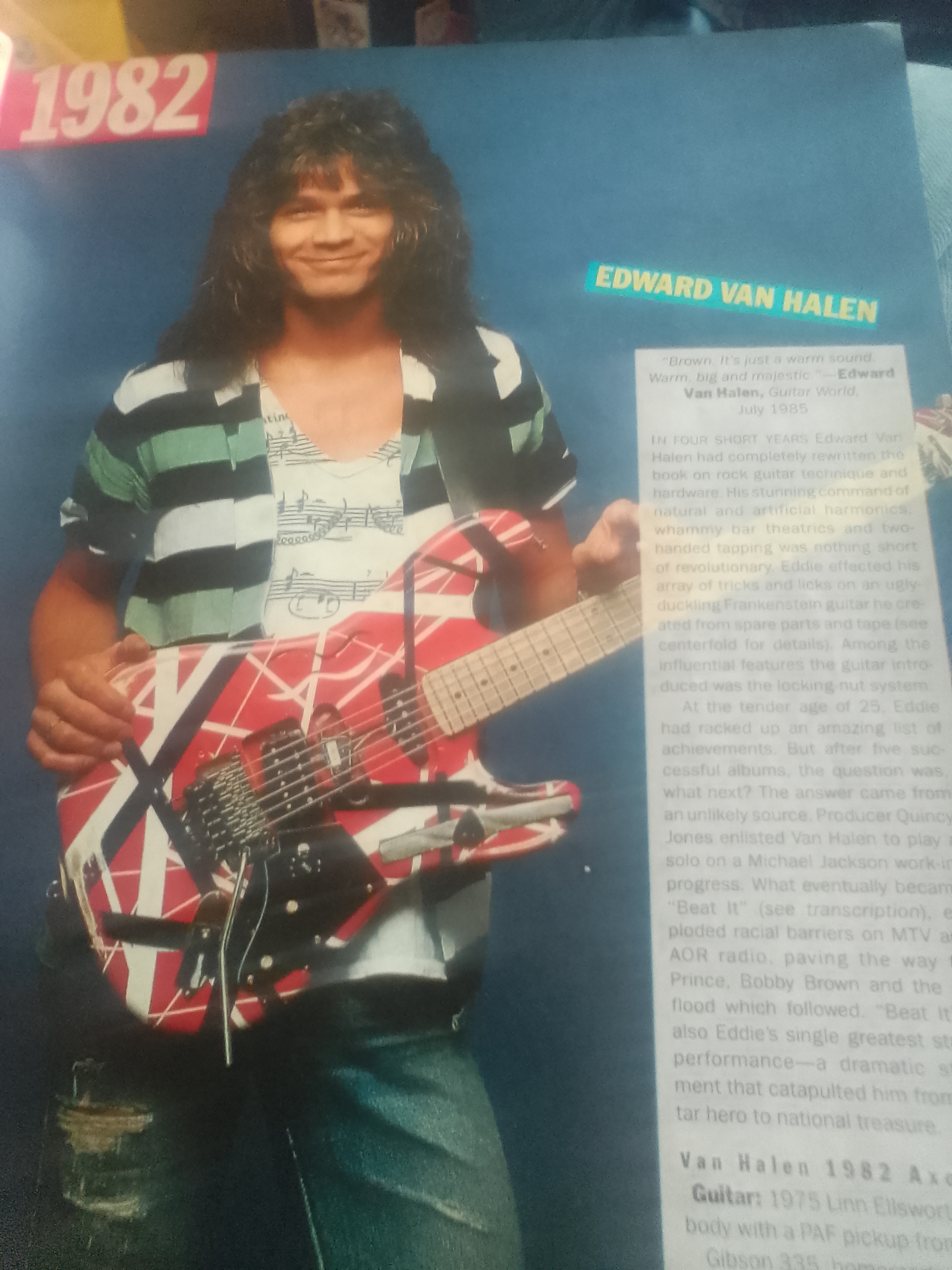 I found this old guitar mag from when I was like 13 in my basement while I was doing laundry