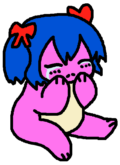 LOOK AT WHAT YOU HAVE DONE YOU MADE HER SAD