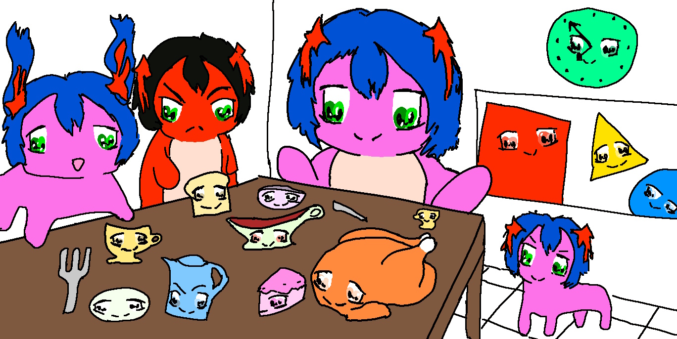 whats for dinner? when i host my dinner party everybody can come